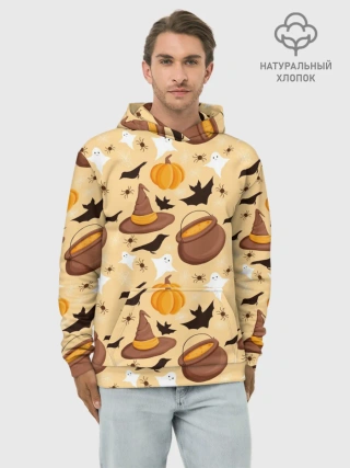 Худи мужской база хлопок / Хеллоуин у ведьмы