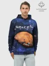 Худи мужской база хлопок / Space X