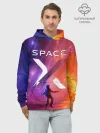 Худи мужской база хлопок / Space X