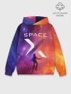 Худи мужской база хлопок / Space X