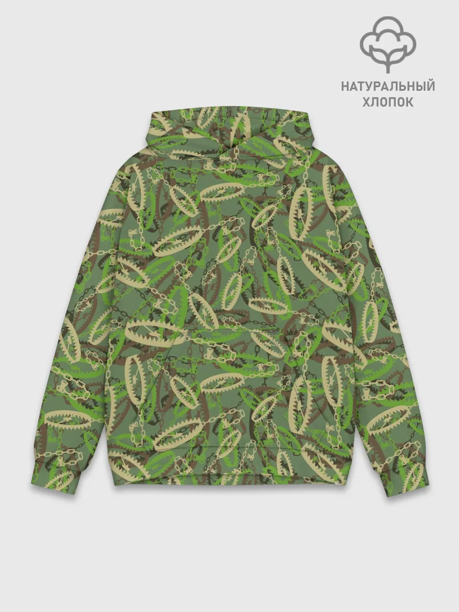 Худи мужской база хлопок / Капканы