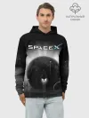 Худи мужской база хлопок / Space X