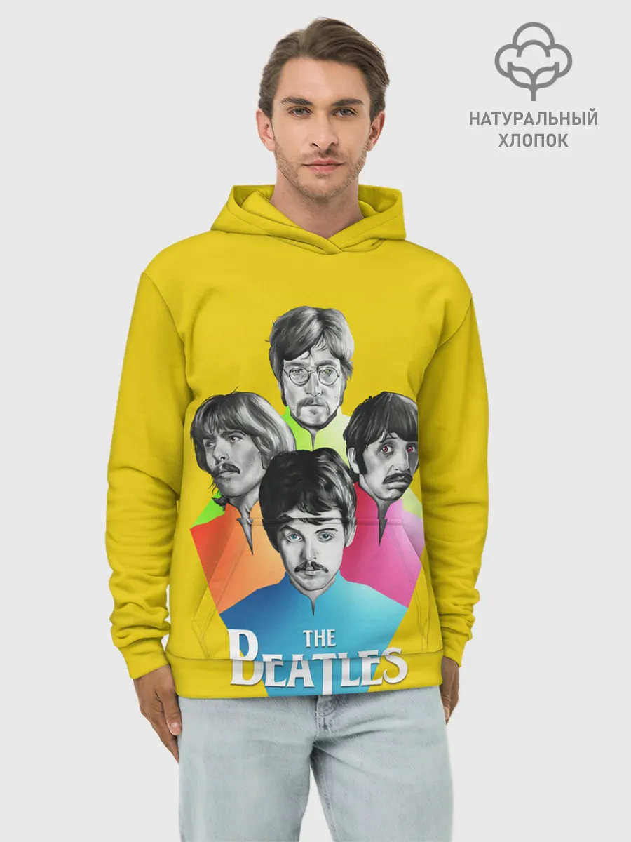 Худи мужской база хлопок / Банда Битлов