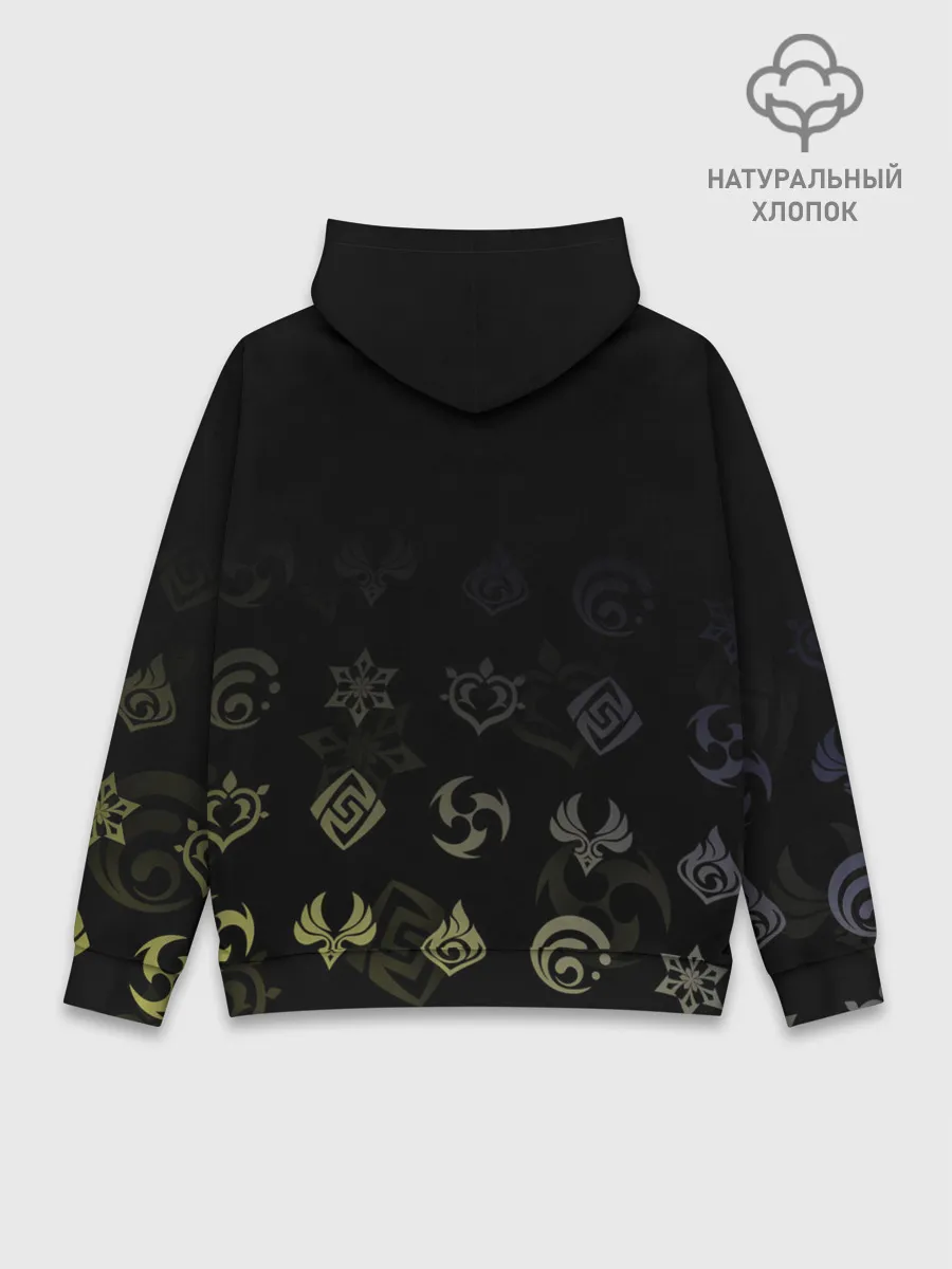 Худи мужской база хлопок / Рэйзор / Genshin Impact