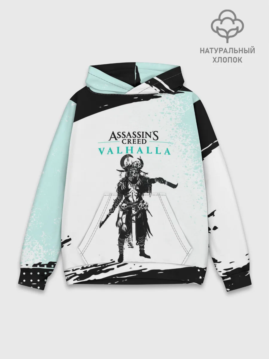 Худи мужской база хлопок / АССАСИН КРИД | ASSASSINS CREED VALHALLA