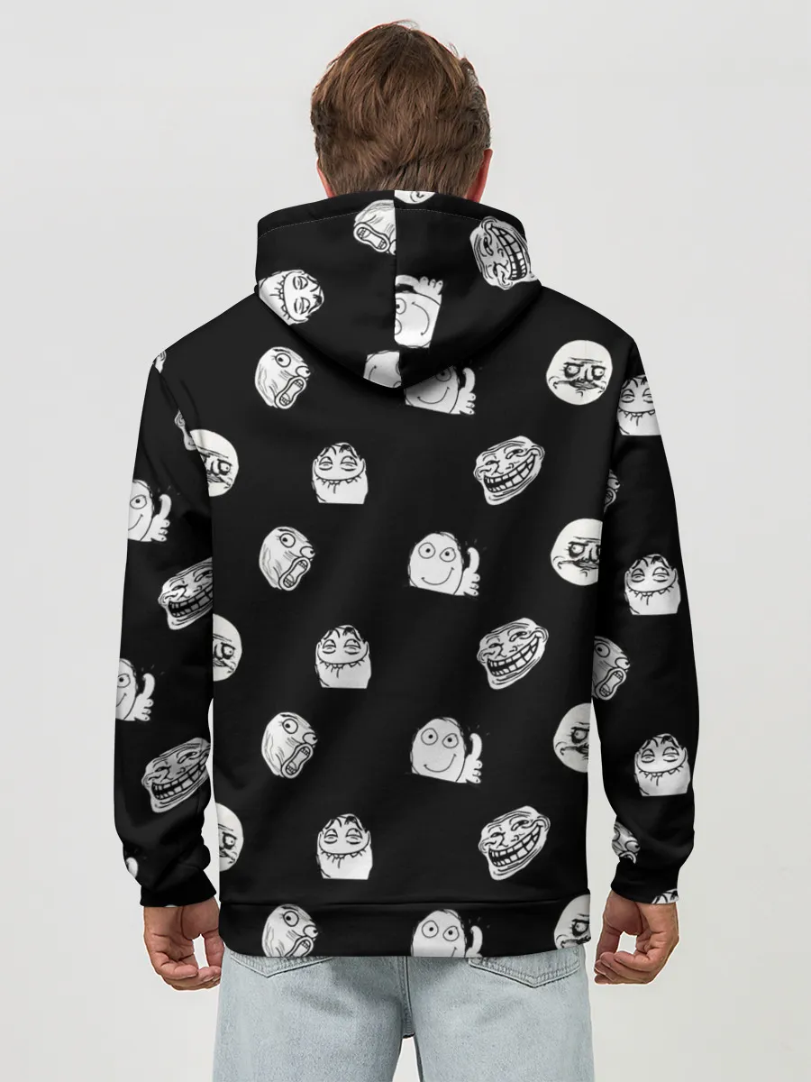 Худи мужской база хлопок / Trollolo