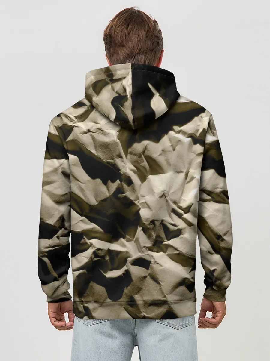 Худи мужской база хлопок / Мягкая мятая бумага