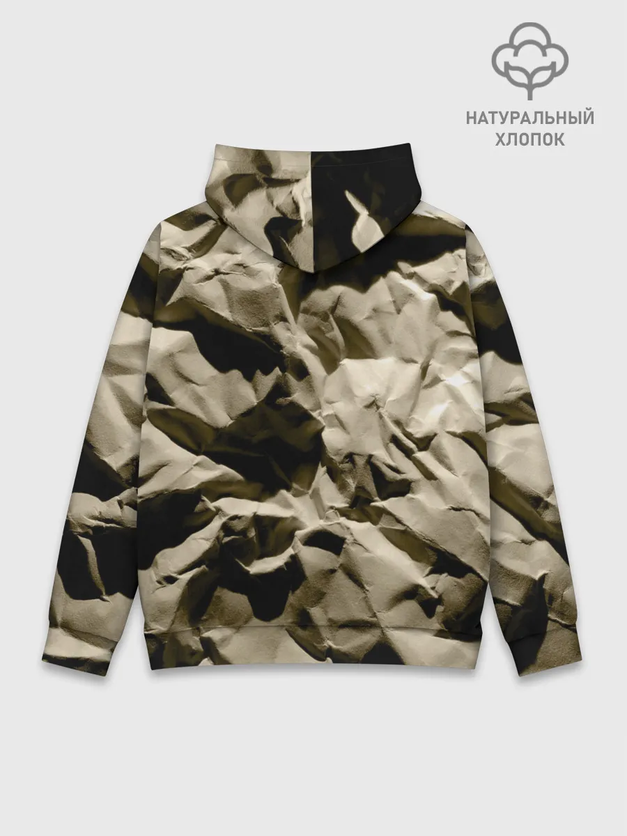 Худи мужской база хлопок / Мягкая мятая бумага