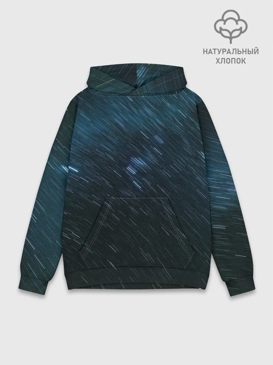 Худи мужской база хлопок / Sky-line