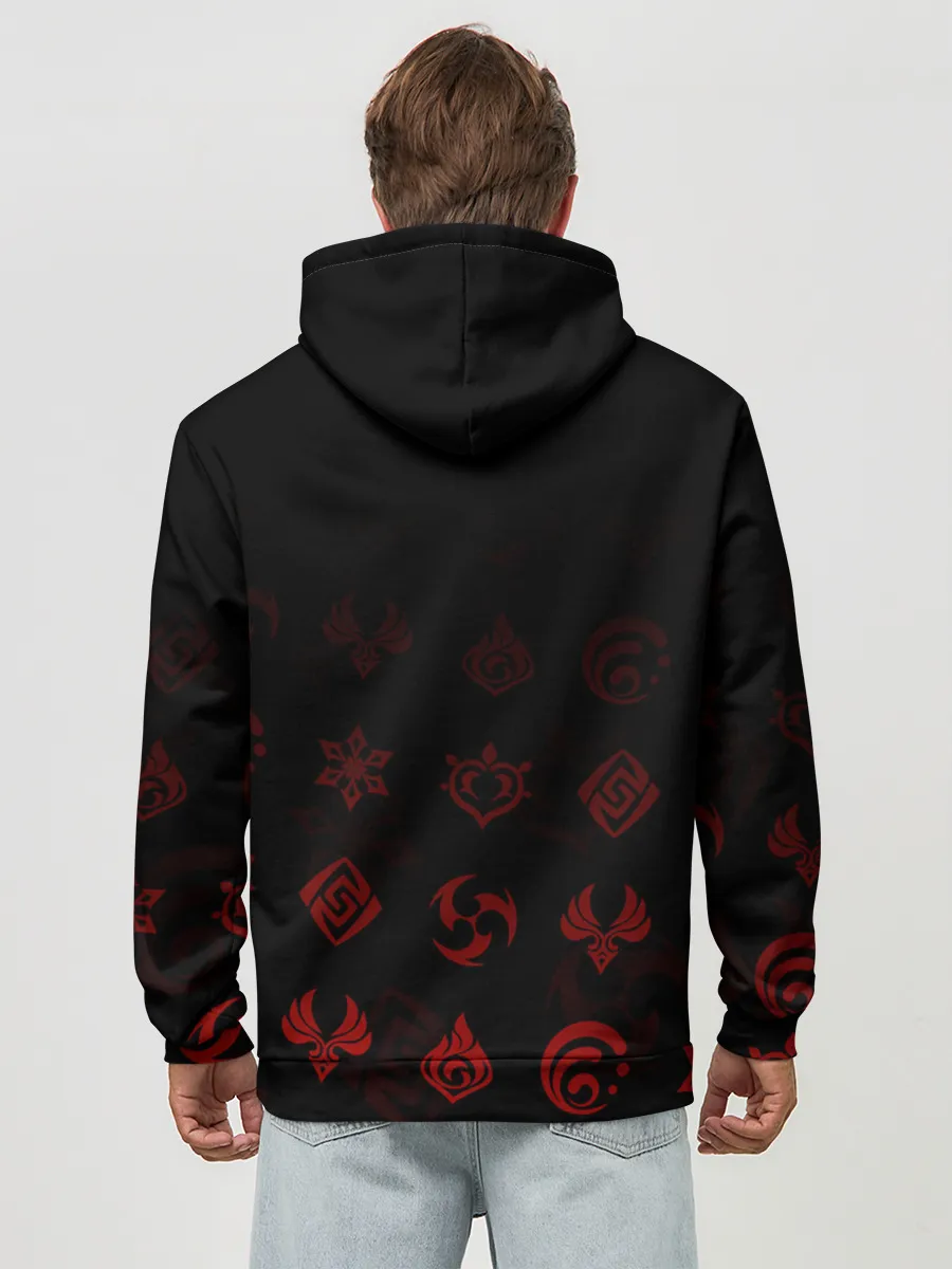 Худи мужской база хлопок / Синь Янь / Genshin Impact