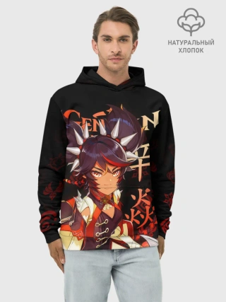 Худи мужской база хлопок / Синь Янь / Genshin Impact