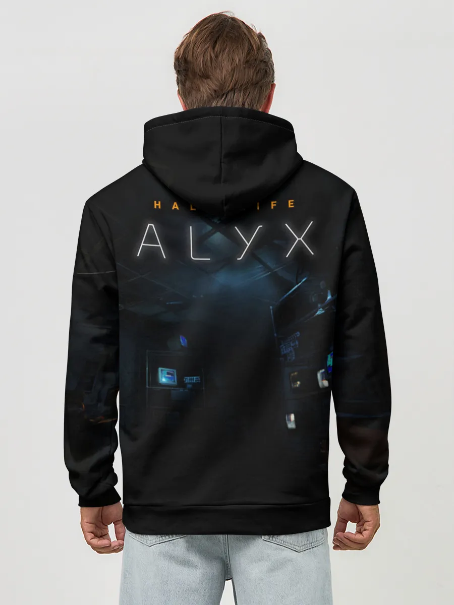 Худи мужской база хлопок / HL Alyx