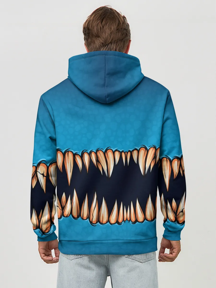 Худи мужской база хлопок / Зубастая коллекция