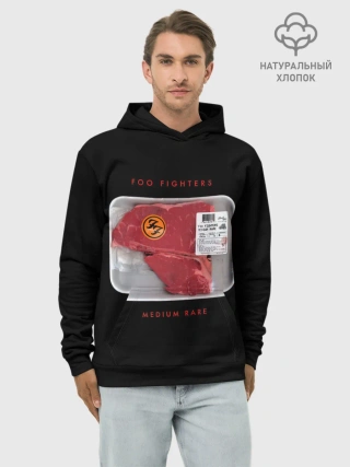Худи мужской база хлопок / Medium Rare - Foo Fighters