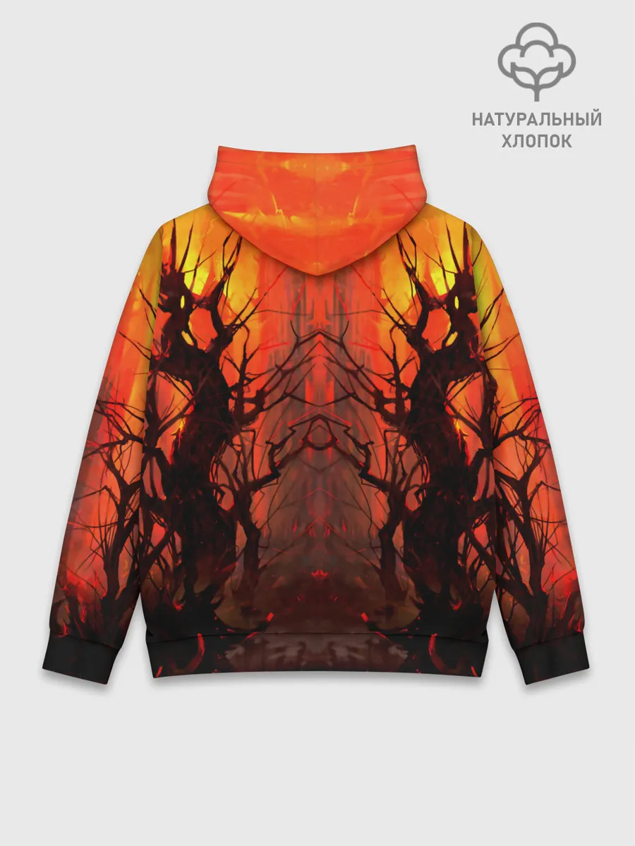 Худи мужской база хлопок / Колдунья со смычком