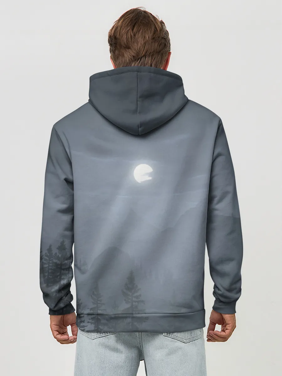 Худи мужской база хлопок / Алан Уэйк: Полнолуние