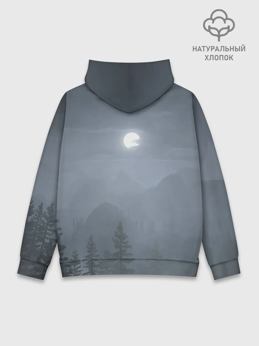 Худи мужской база хлопок / Алан Уэйк: Полнолуние