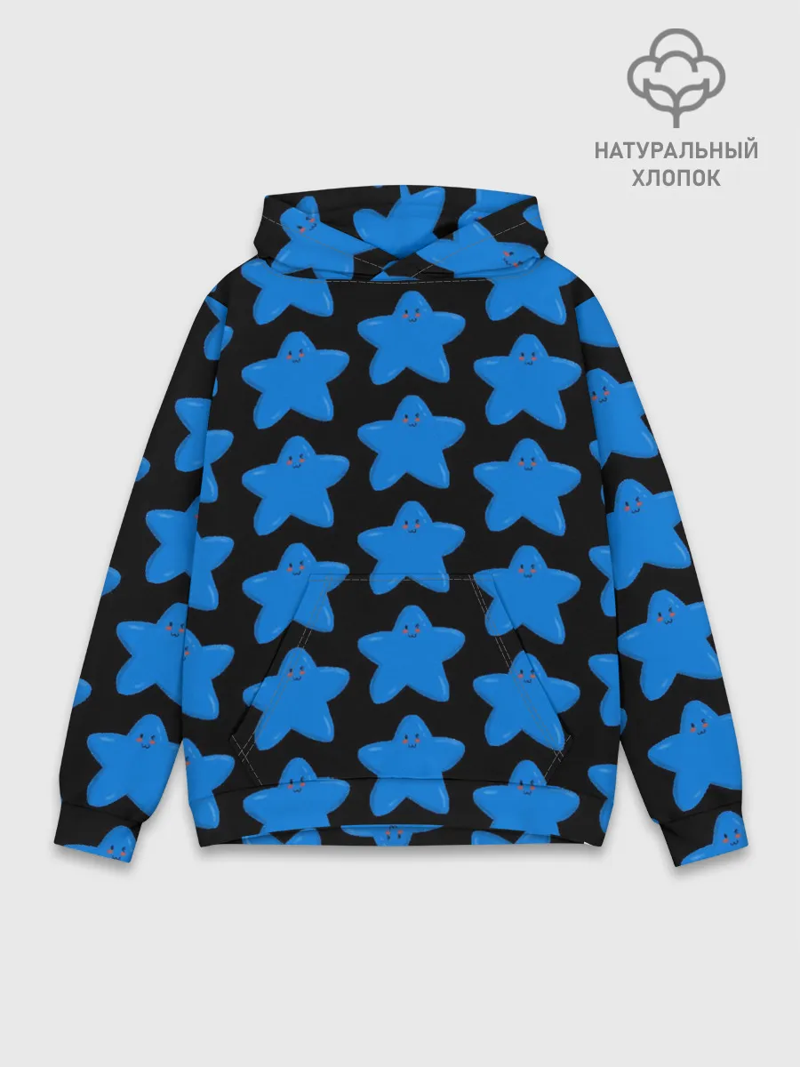 Худи мужской база хлопок / улыбка звезды