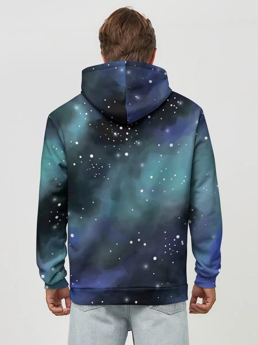 Худи мужской база хлопок / Рыбы / Pisces, Знак зодиака