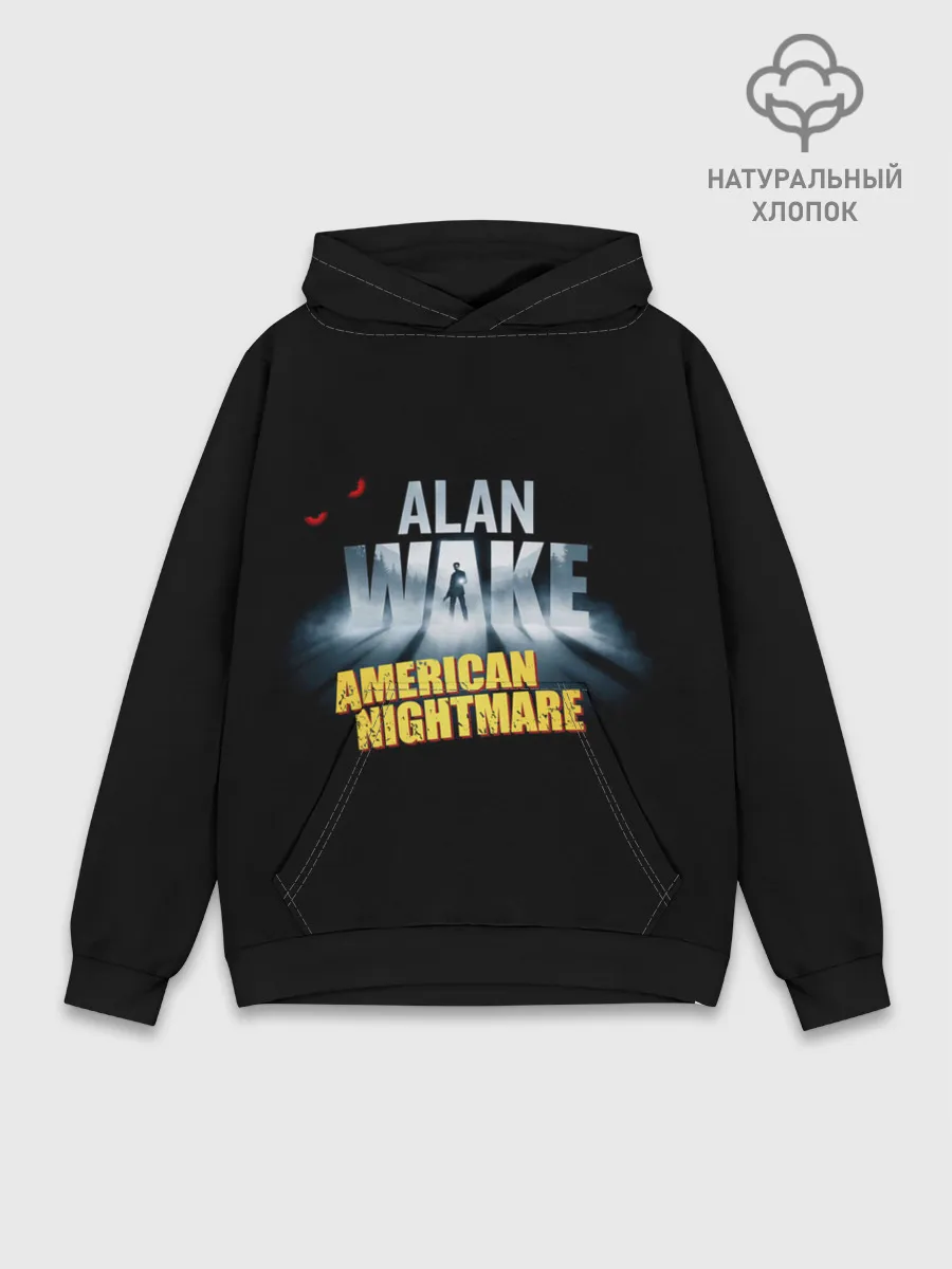 Худи мужской база хлопок / Alan Wake триллер