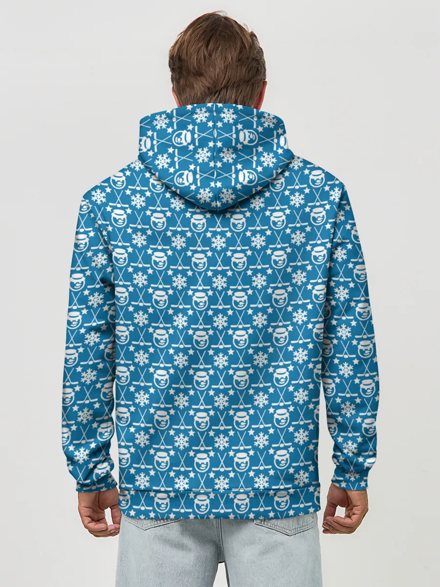 Худи мужской база хлопок / Snowman. Hockey.