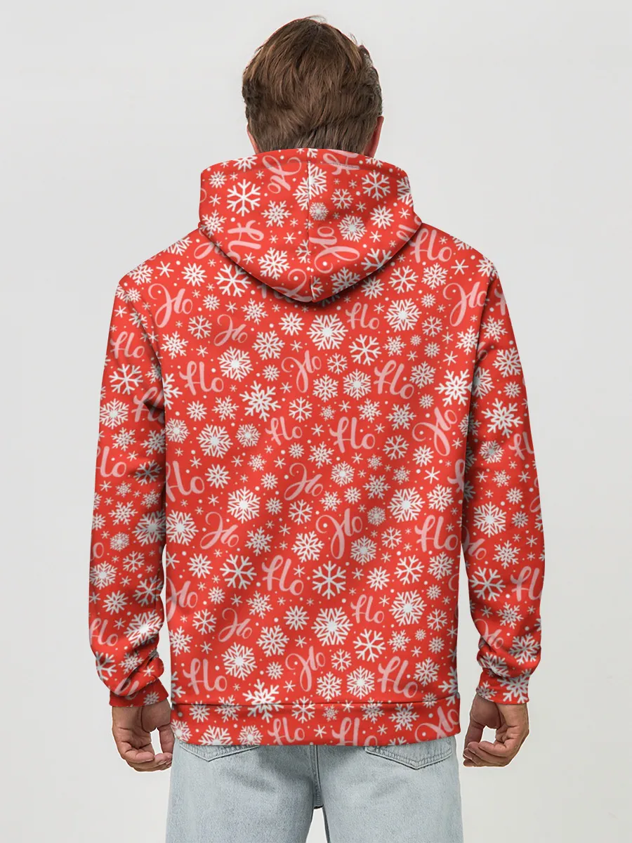 Худи мужской база хлопок / Смех Санты