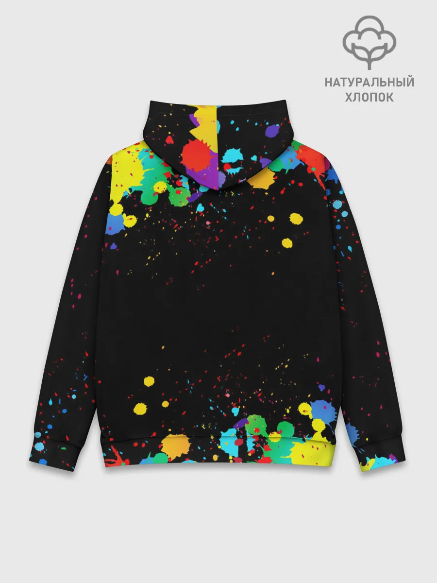 Худи мужской база хлопок / Pop Tubes, поп трубка pop it