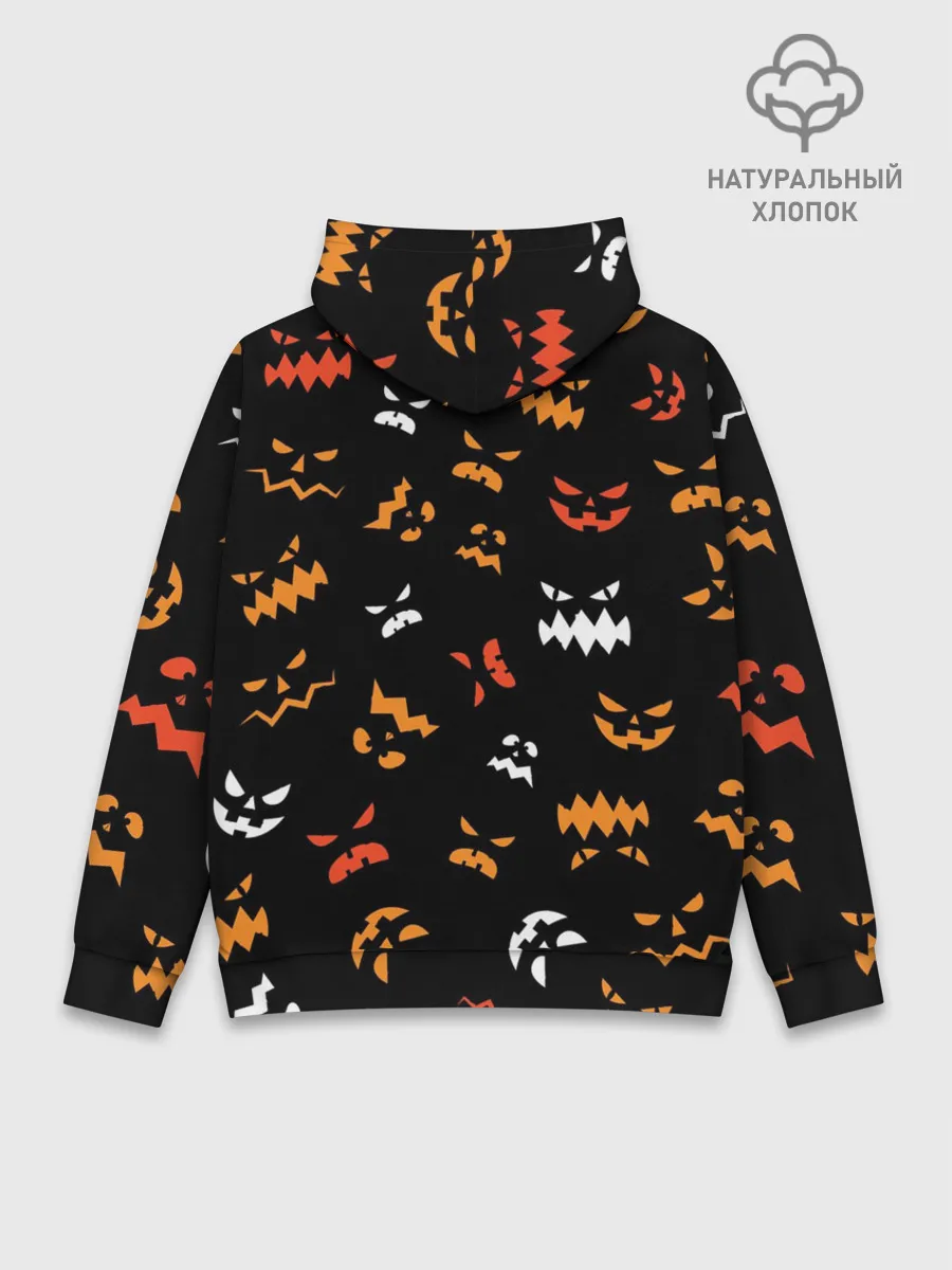 Худи мужской база хлопок / Разный тыквенсон