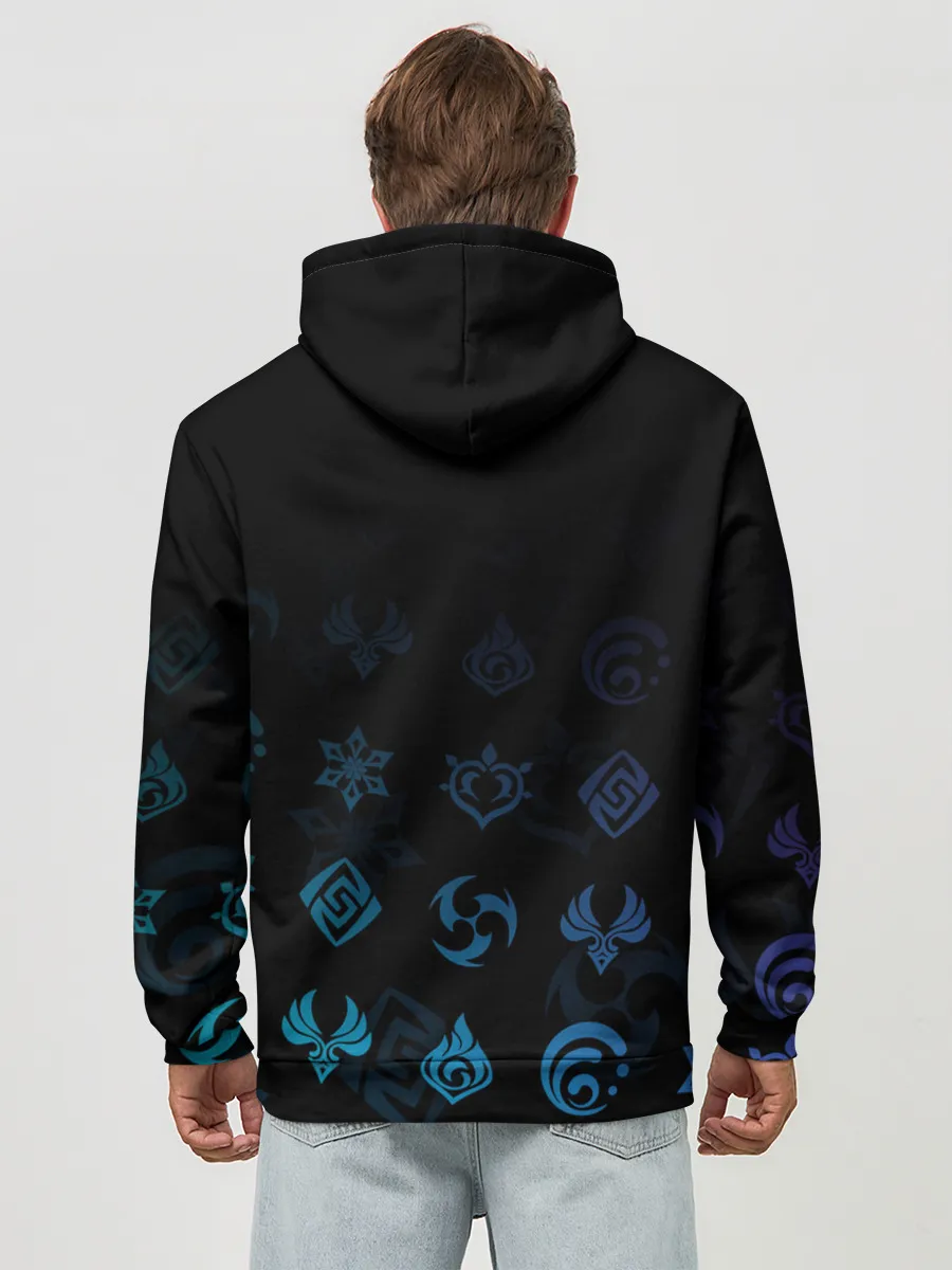 Худи мужской база хлопок / Кокоми / Genshin Impact