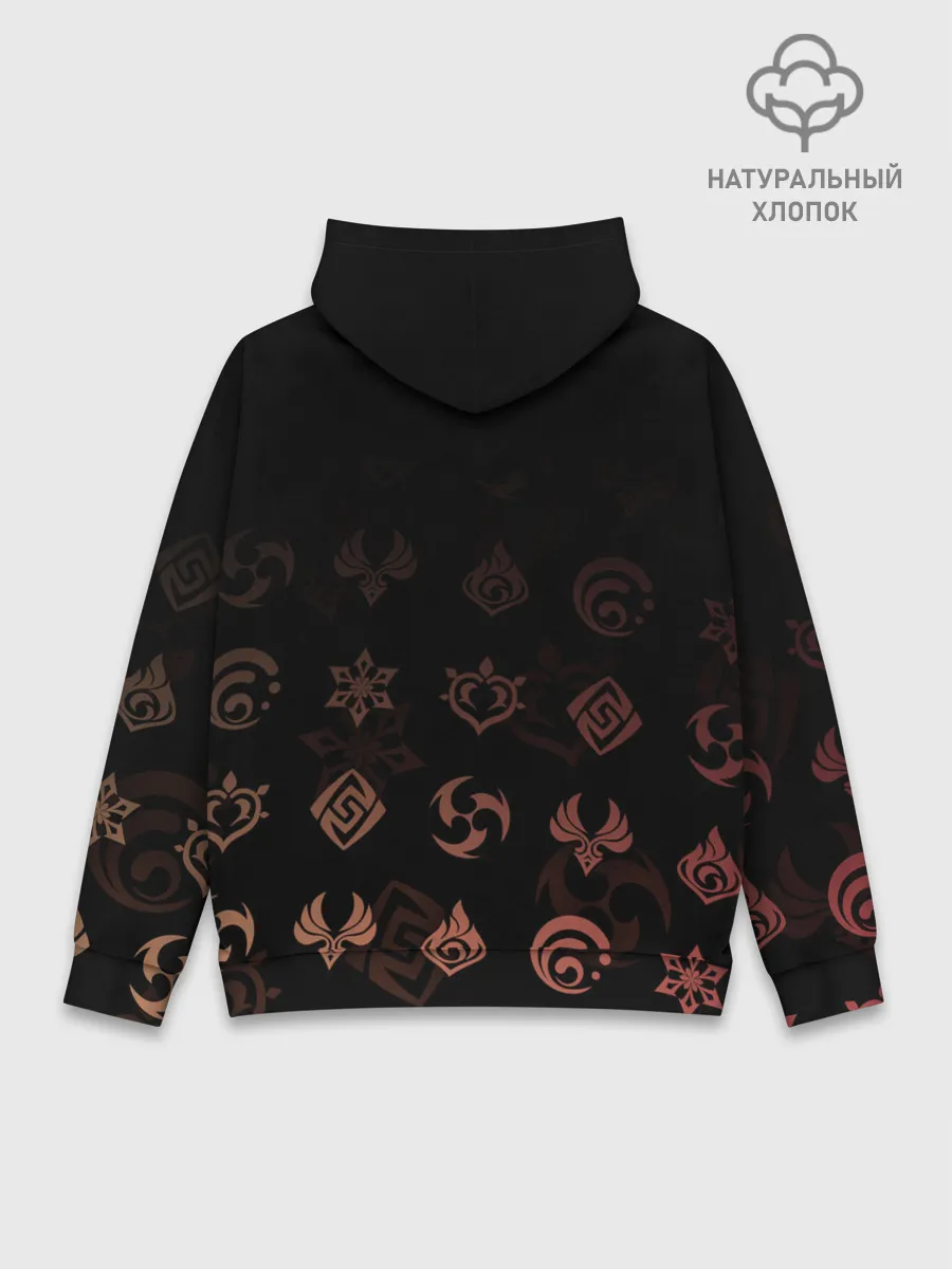 Худи мужской база хлопок / Янь Фэй / Genshin Impact