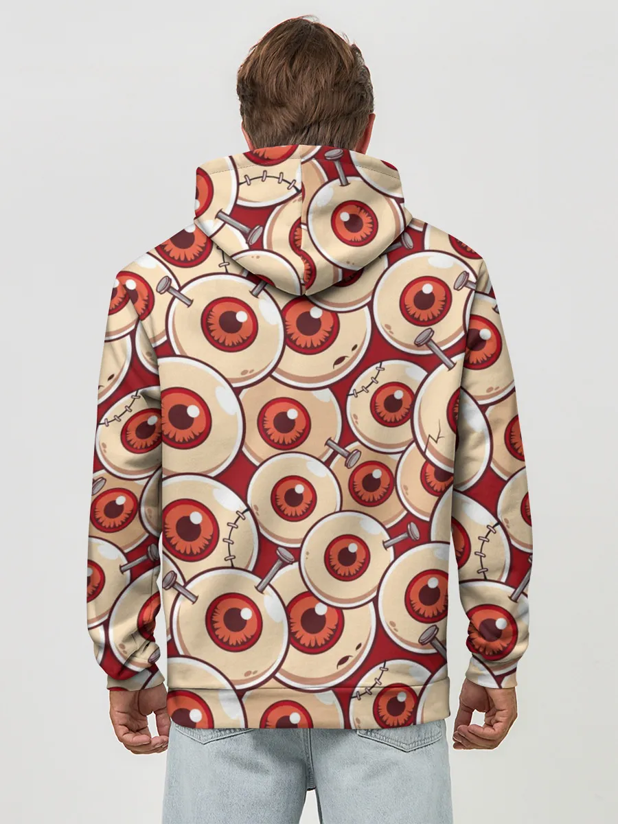 Худи мужской база хлопок / Zombie Глаза