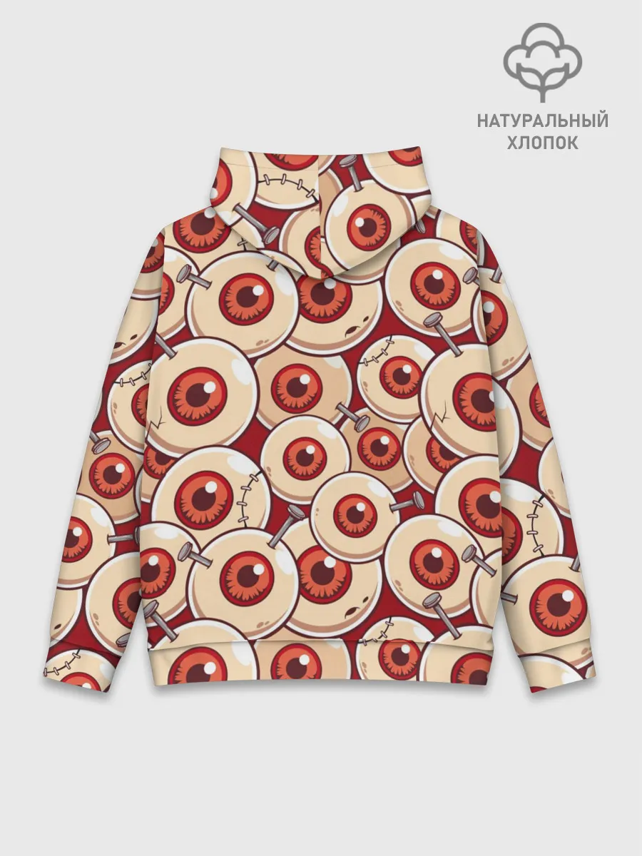 Худи мужской база хлопок / Zombie Глаза