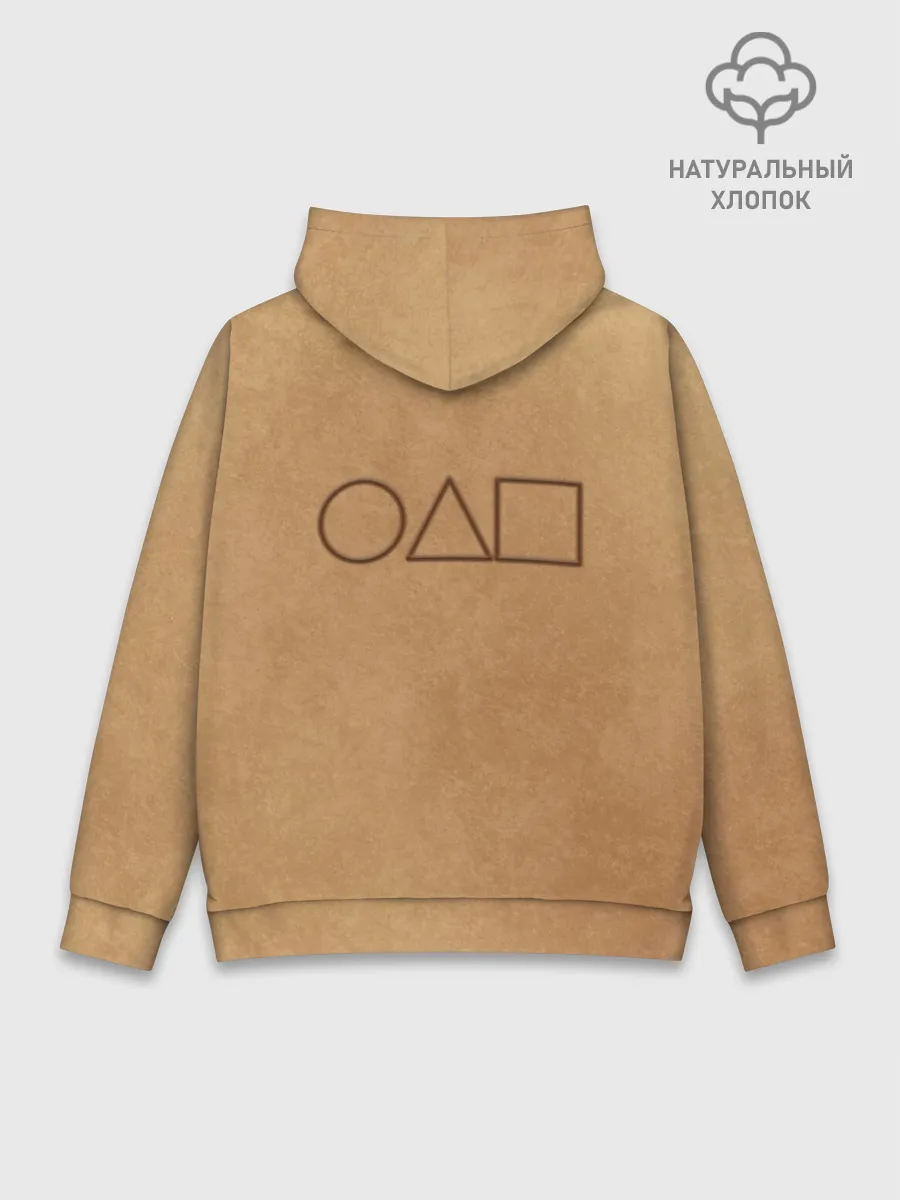 Худи мужской база хлопок / Круг / Игра в кальмара