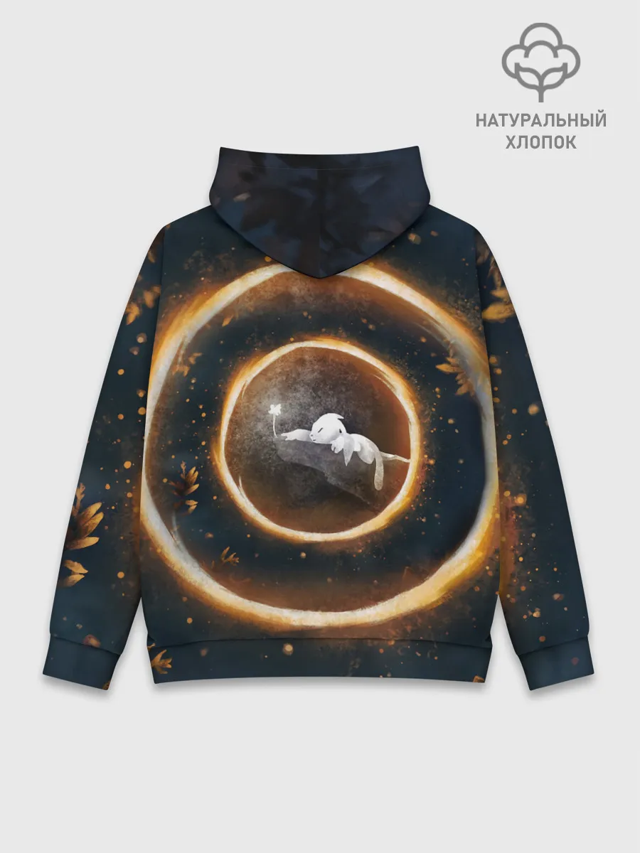 Худи мужской база хлопок / Ori and Flower