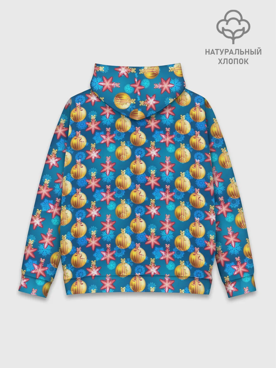 Худи мужской база хлопок / Новогодние Украшения