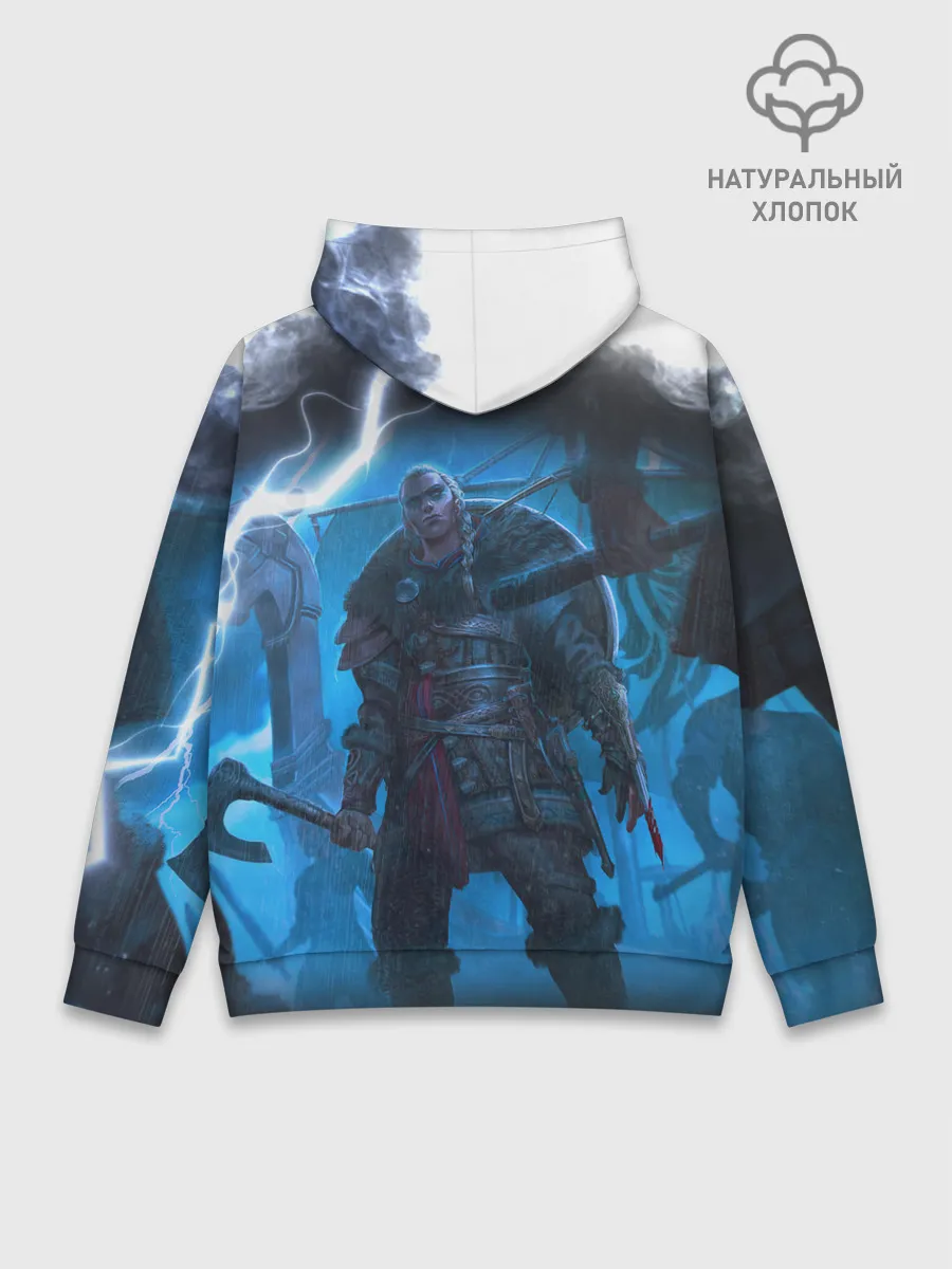 Худи мужской база хлопок / ASSASSINS CREED VALHALLA | ВАЛХАЛЛА