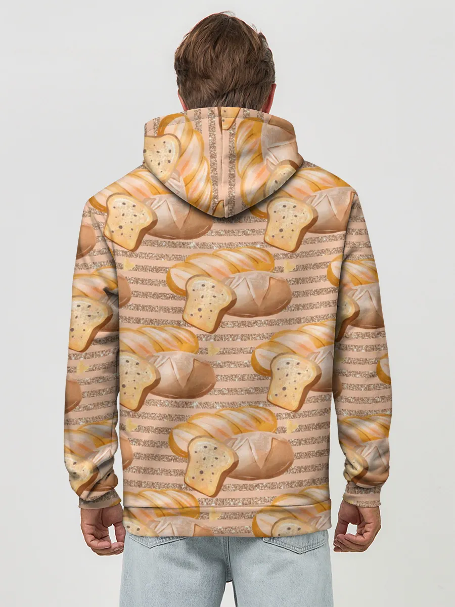 Худи мужской база хлопок / Выпечка - хлеб и булочки