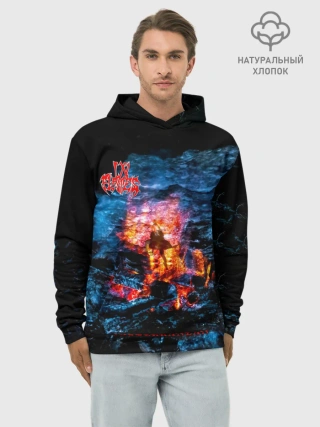 Худи мужской база хлопок / Subterranean - In Flames
