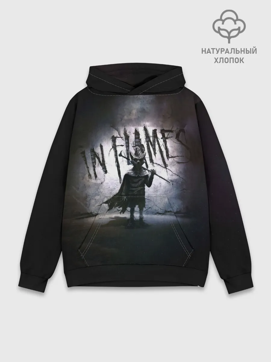 Худи мужской база хлопок / I, the Mask - In Flames