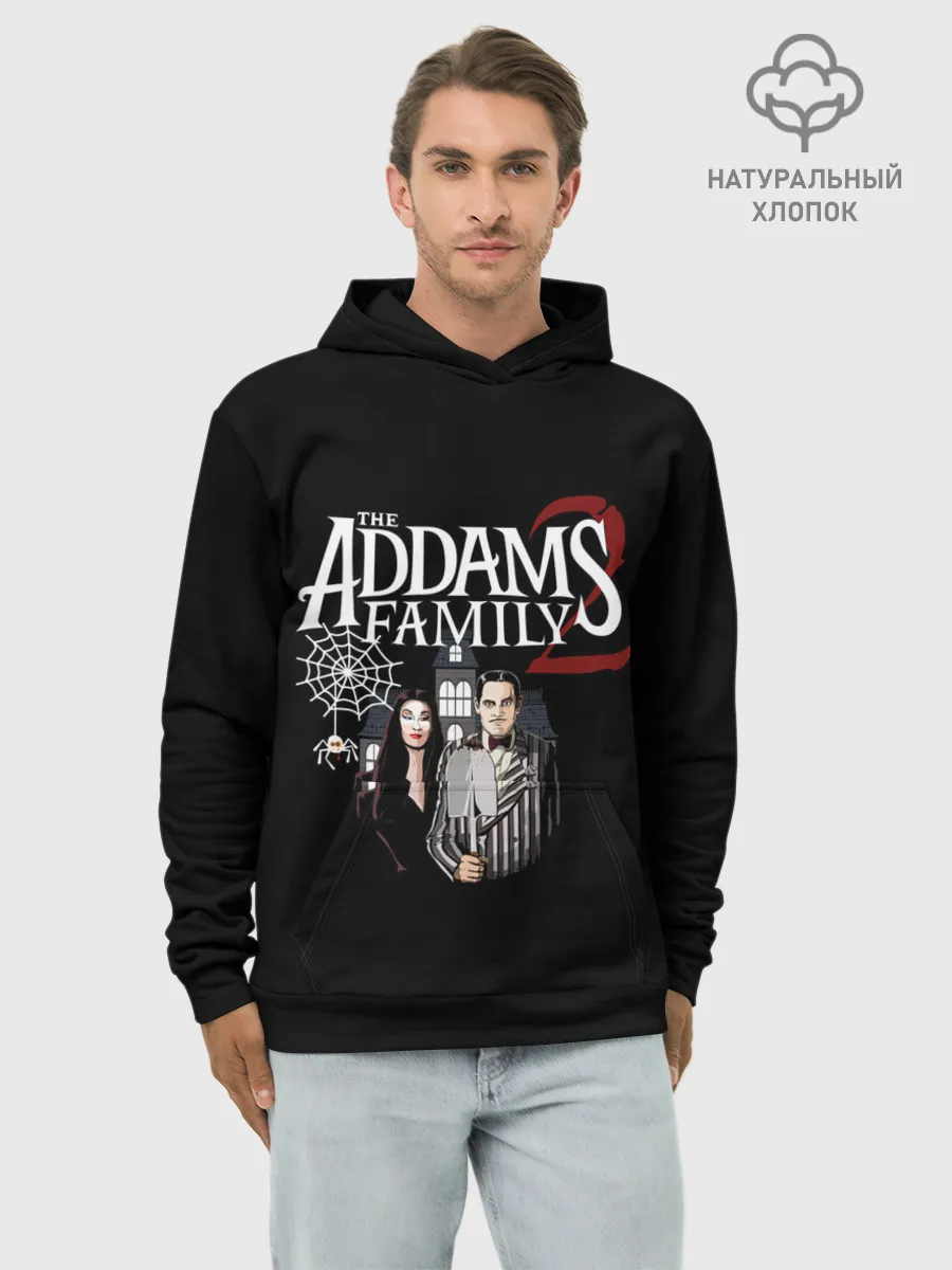 Худи мужской база хлопок / Адамсы