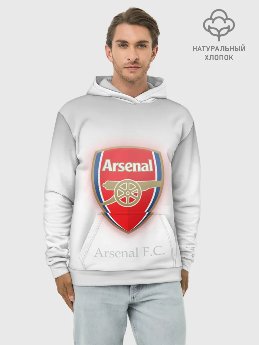 Худи мужской база хлопок / F.C. Arsenal