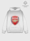 Худи мужской база хлопок / F.C. Arsenal