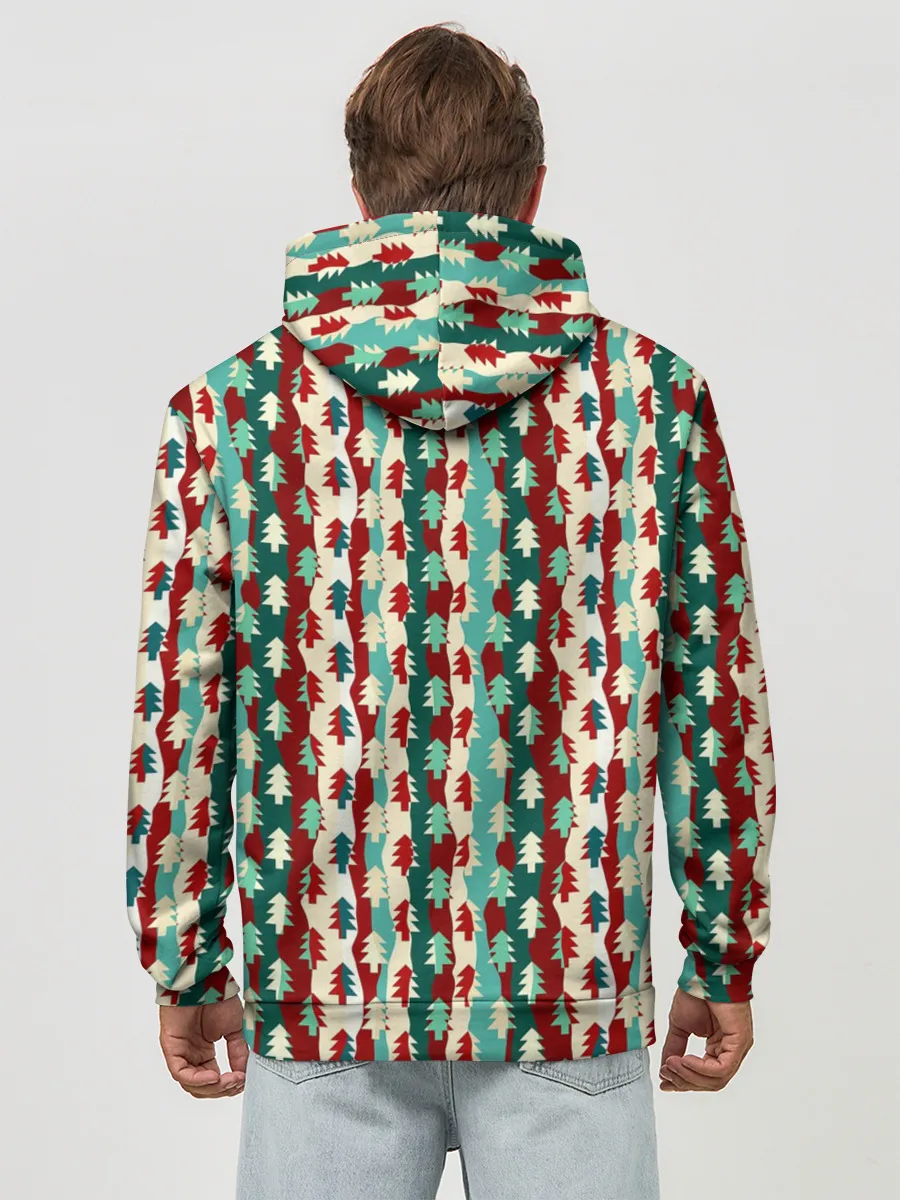 Худи мужской база хлопок / Маленькие Ёлочки