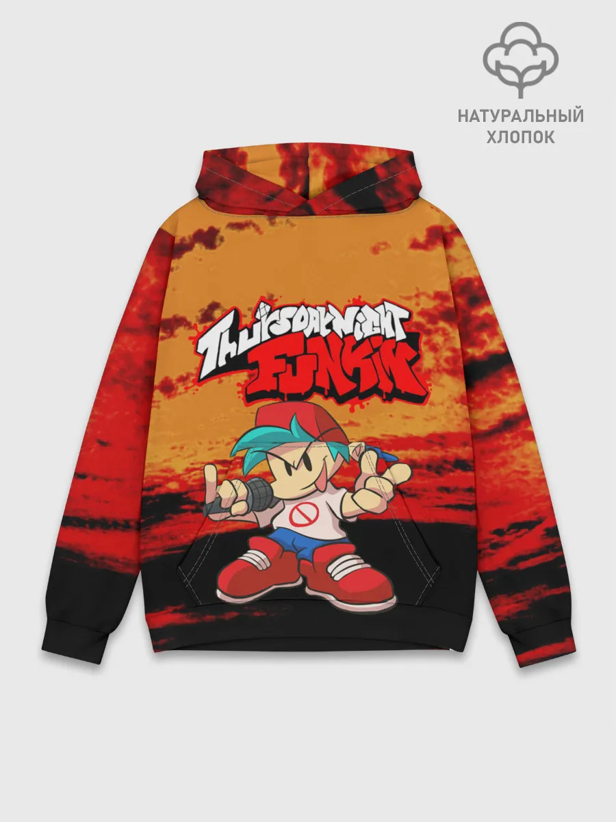 Худи мужской база хлопок / Friday Night Funkin.