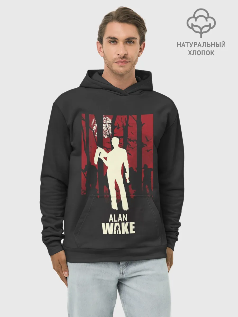 Худи мужской база хлопок / ALAN WAKE REOLADED