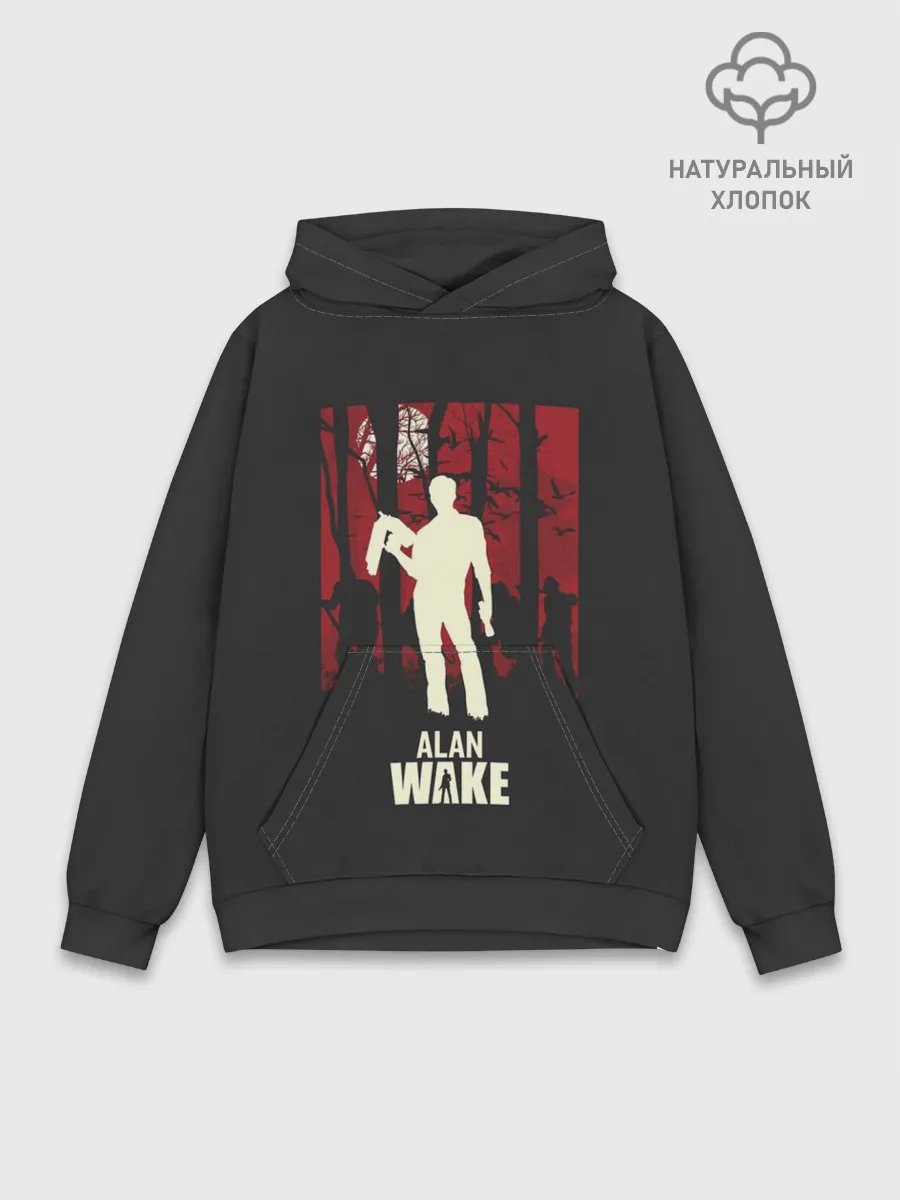 Худи мужской база хлопок / ALAN WAKE REOLADED