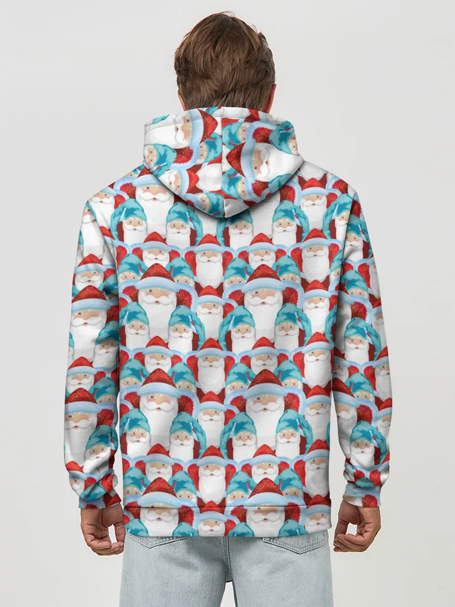 Худи мужской база хлопок / Дедушки Морозы