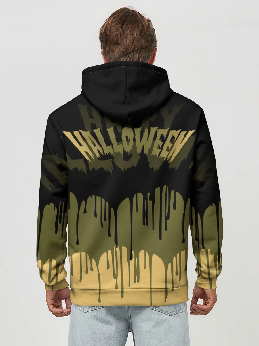 Худи мужской база хлопок / Тыква в ночь мертвецов