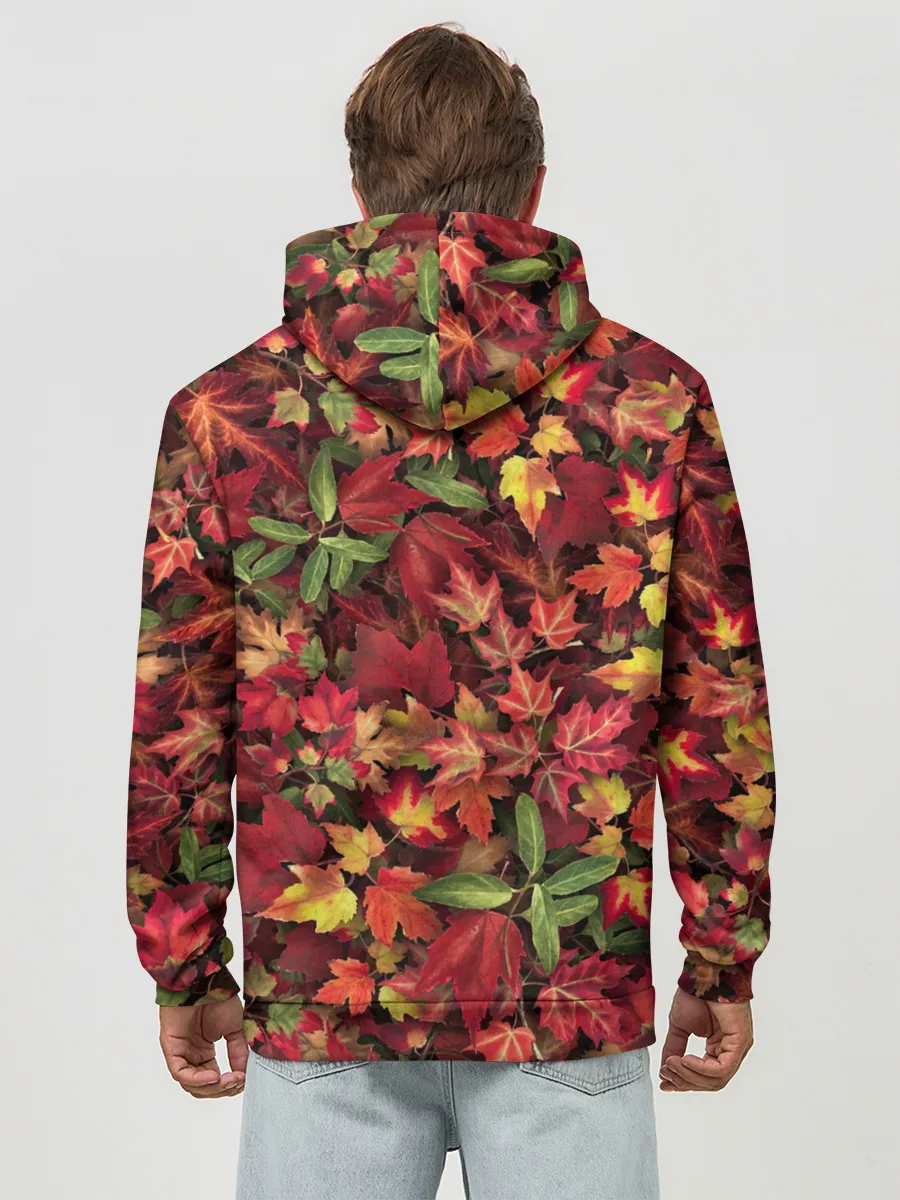 Худи мужской база хлопок / Осенний череп