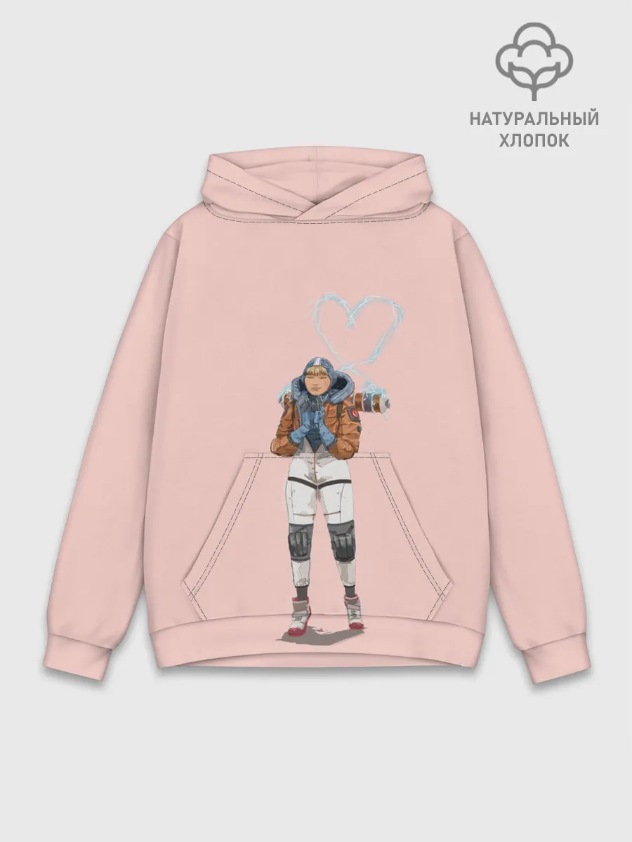 Худи мужской база хлопок / Лайфлайн